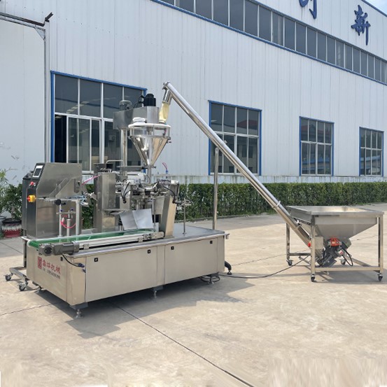 花椒顆粒粉劑全自動(dòng)給袋式包裝機(jī)