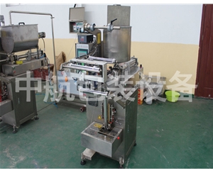 三邊封醬料制袋式罐裝包裝機